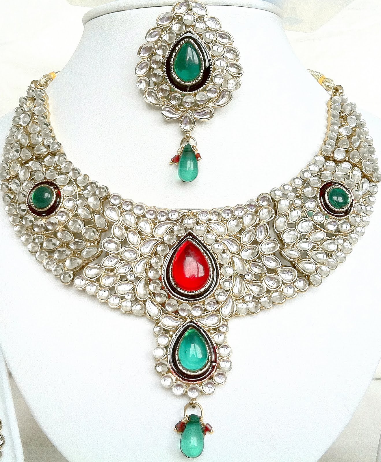 kundan jewellery necklace Latest Fashions World Wallpapers 1