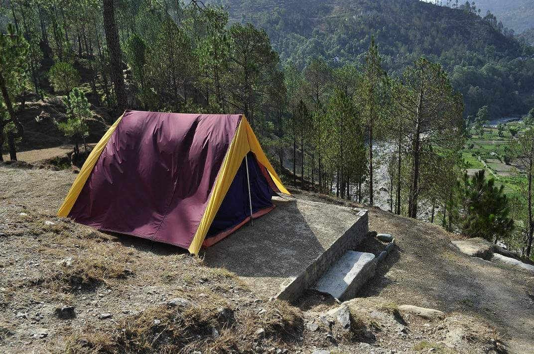 Back to Nature, Nature Camp Alchona, Bhimtal, Nainital Tourism - Adventure Camping near Nainital, Bird watching, Trekking, Bonfire and Nature walks - Group Packages